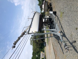 Colgate 26' sailboat on trailer