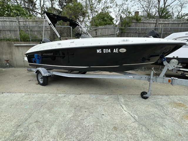 BAYLINER ELEMENT 18 2019 BAYLINER POWER BOAT ON TRAILER