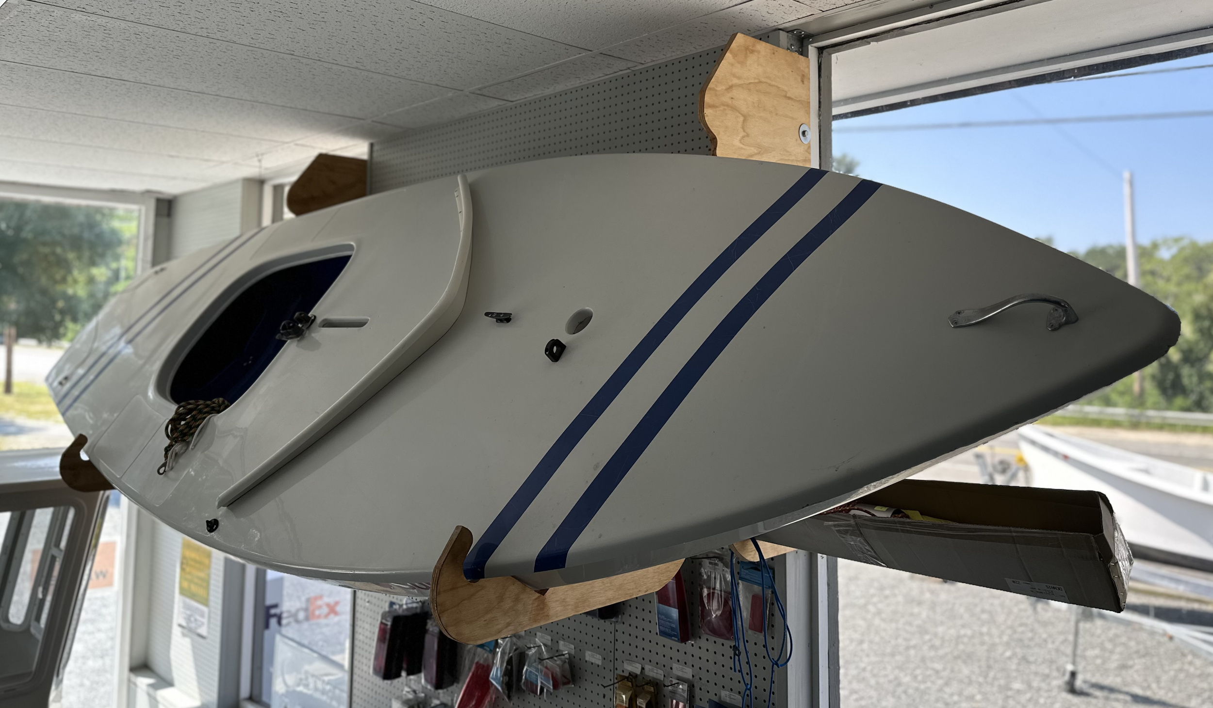 Sunfish sailboat