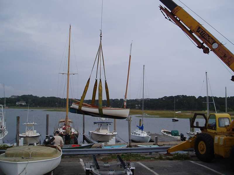 Lifting a boat